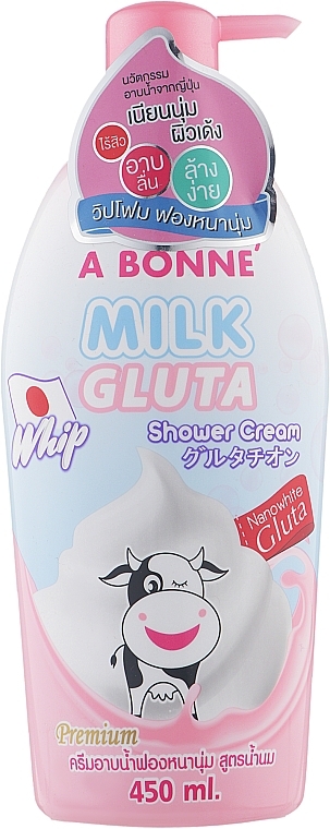 Duschcreme mit Milchproteinen und Glutathion - A Bonne Milk Glutathione Whip Shower Cream — Bild N1