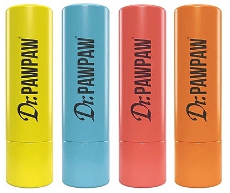 Set - Dr. PAWPAW Original & Tropical Balms (lip/balm/4g*4) — Bild N2