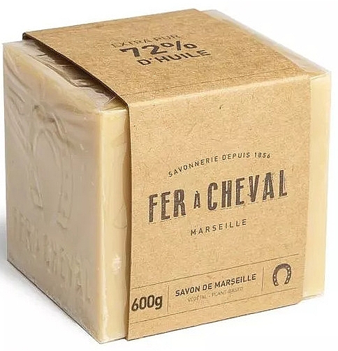 Natürliche Pflanzenseife - Fer A Cheval Vegetal Marseille Soap Cube — Bild N1