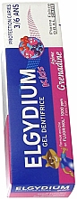 Düfte, Parfümerie und Kosmetik Kinderzahnpasta für Kinder Grenadine - Elgydium Kids 3/6 Gel Toothpaste Grenadine