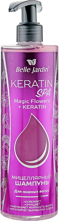 Mizellen Shampoo für fettiges Haar - Belle Jardin Keratin SPA Magic Flowers — Bild N1