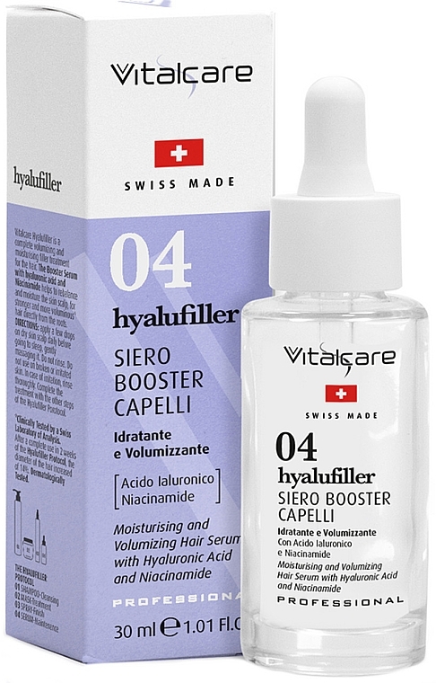 Serum-Booster für das Haar - Vitalcare Professional Hyalufiller Made In Swiss Hair Booster Serum — Bild N1