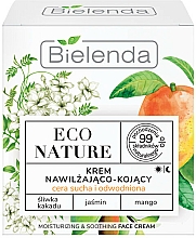 Beruhigende Gesichtscreme mit Pflaume, Jasmin und Mango - Bielenda Eco Nature Kakadu Plum, Jasmine and Mango — Bild N1