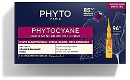 Düfte, Parfümerie und Kosmetik Ampullen gegen Haarausfall - Phyto Phytocyane Treatment