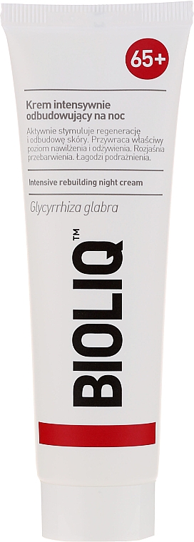 Intensiv regenerierende Nachtcreme mit echtem Süßholz - Bioliq 65+ Intensive Rebuilding Night Cream — Bild N1