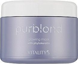 Düfte, Parfümerie und Kosmetik Maske für blonde Haare mit Phytokeratin - Vitality's Purblond Glowing Mask