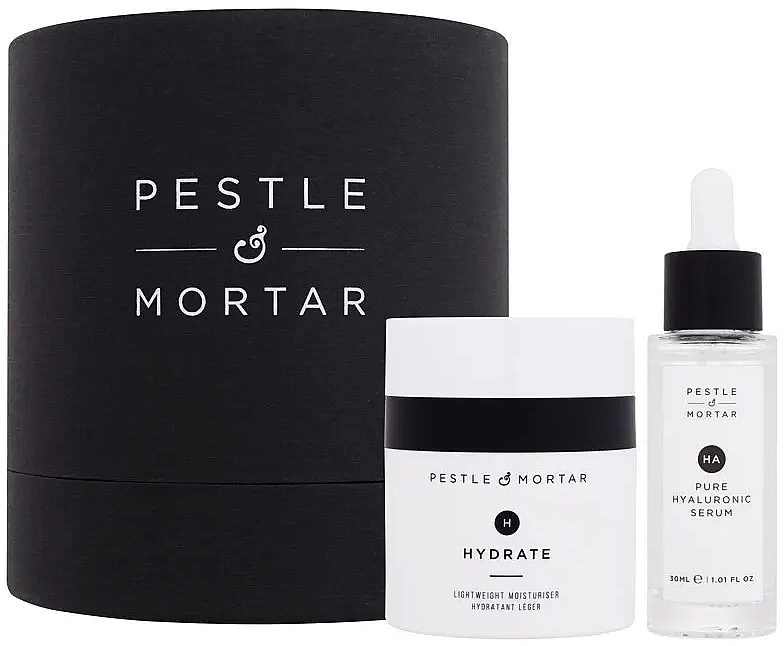 Set - Pestle & Mortar Hydrating Duo Gift Set (Gesichtscreme/50 ml + Gesichtsserum/30 ml) — Bild N1