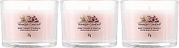 Duftkerzen-Set Rosa Kirsche und Vanille - Yankee Candle Pink Cherry & Vanilla (candle/3x37g) — Bild N2