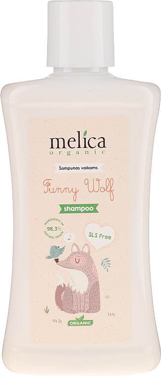Kinder-Shampoo Wolf - Melica Organic Funny Walf Shampoo — Bild N1