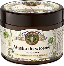 Maske für strapaziertes, dünnes und lockiges Haar - Receptury Zielarki Domowe Tradycje  — Bild N1