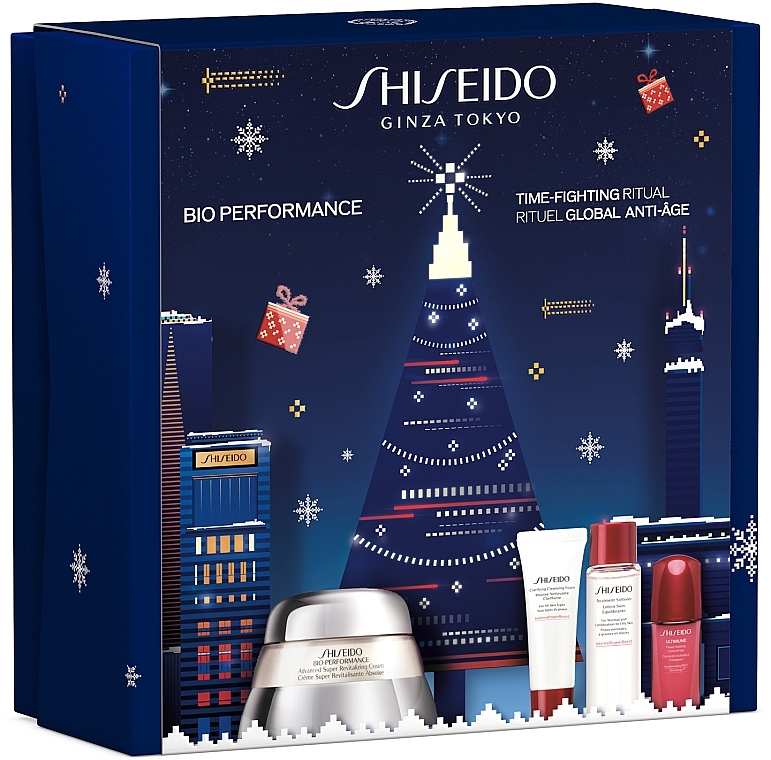 Set - Shiseido Bio-Performance Holiday Kit (f/cr/50ml + clean/foam/15ml + f/lot/30ml + f/conc/10ml) — Bild N1