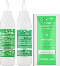 Dauerwelle-Lotion mit Jojoba und Mandeln Starke Fixierung - Sts Cosmetics Lady in Color  — Bild N2