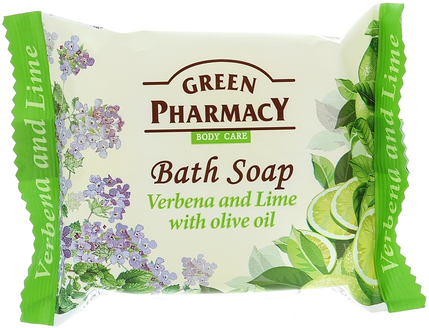 Seife mit Verbena, Limette und Olivenöl - Green Pharmacy — Bild N1