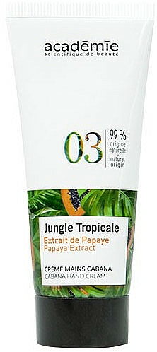Handcreme mit Papayaextrakt - Academie Jungle Tropicale Cabana Hand Cream — Bild N1