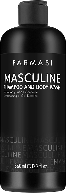 2in1 Shampoo und Duschgel - Farmasi Masculine Shampoo & Body Wash  — Bild N1