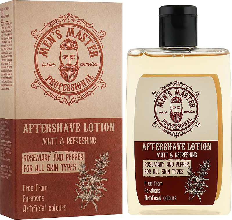 After Shave Lotion Rosmarin und Pfeffer - Men's Master — Bild N1