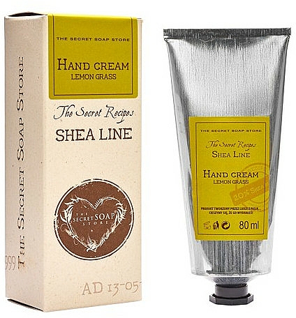 Handcreme mit Zitronengras - Soap&Friends Shea Line Hand Cream Lemon Grass — Bild N1