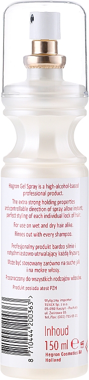 Haargel-Spray Extra starker Halt - Tenex Hegron Gel Spray Extra Strong — Bild N2