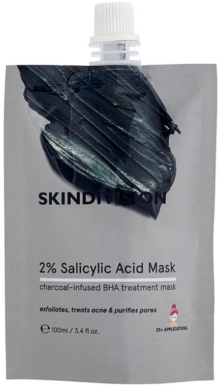 Gesichtsmaske mit Salicylsäure - SkinDivision 2% Salicylic Acid Mask — Bild N1