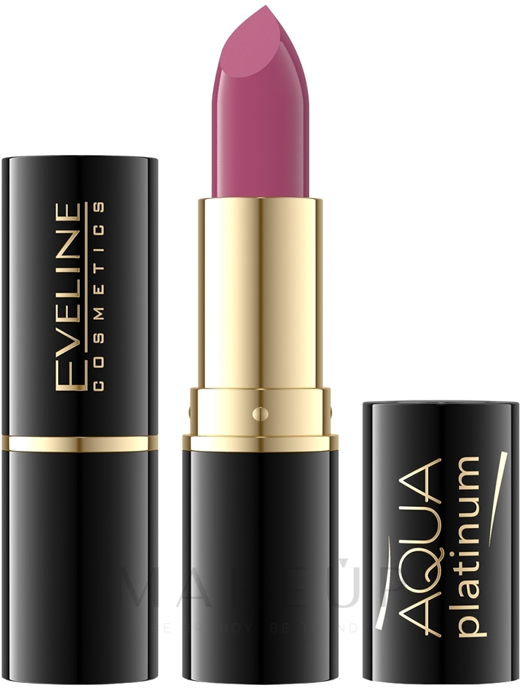 Intensiv feuchtigkeitsspendender Lippenstift - Eveline Cosmetics Aqua Platinum Lipstick — Bild 429