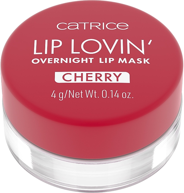 Lippenmaske - Catrice Lip Lovin' Overnight Lip Mask Cherry Pop  — Bild N2