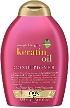 Düfte, Parfümerie und Kosmetik Haarspülung für trockenes, geschädigtes und gestresstes Haar - OGX Anti-Breakage Keratin Oil Conditioner