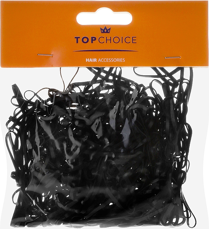 Haargummis XS schwarz 200 St. - Top choice
