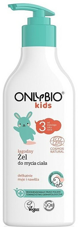 Sanftes Duschgel für Kinder ab 3 Jahren - Only Bio Kids Mild Body Wash Gel — Bild N1