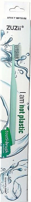 Biologisch abbaubare Zahnbürste turkis - Zuzii Toothbrush — Bild N1
