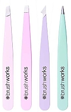 Kombination Pinzetten-Set pastellfarbe - Brushworks The Complete HD Combination Tweezer Set Pastel — Bild N2