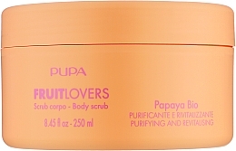 Reinigendes und revitalisierendes Körperpeeling Bio Papaya - Pupa Fruit Lovers Papaya Bio Body Scrub — Bild N1