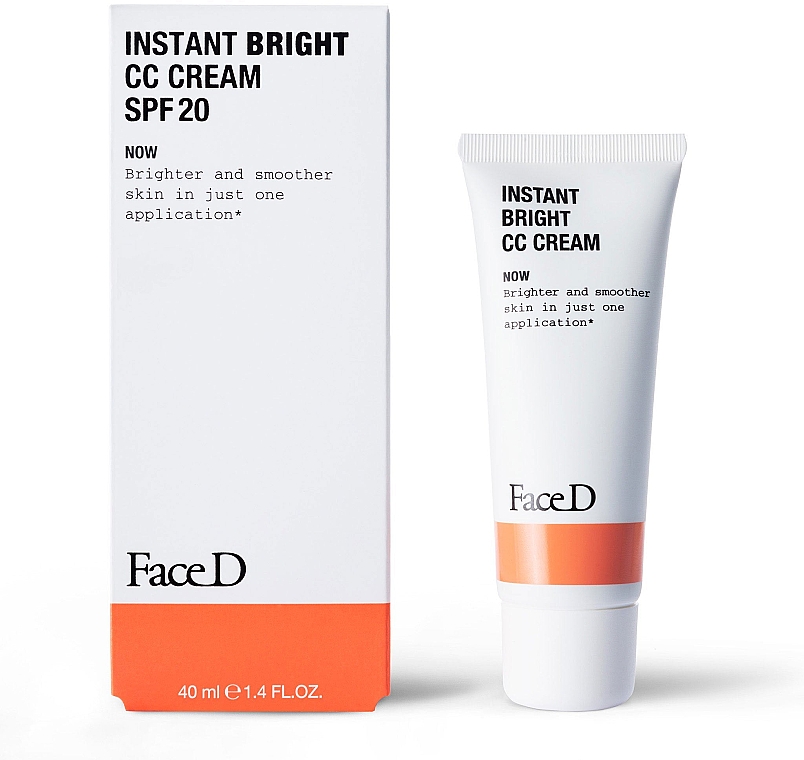 CC-Creme für das Gesicht - FaceD Instant Bright CC Cream SPF 20 — Bild N1