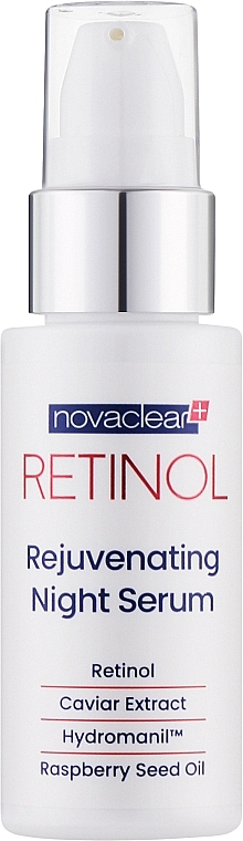 Anti-Aging Gesichtsserum - Novaclear Retinol Rejuvenating Night Serum — Bild N1