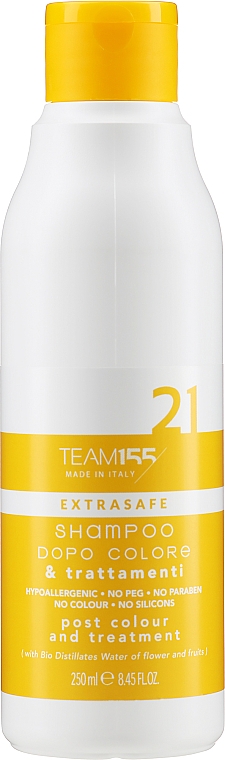 Shampoo zur Anwendung nach der Coloration - Team 155 ExtraSafe 21 Shampoo — Bild N1