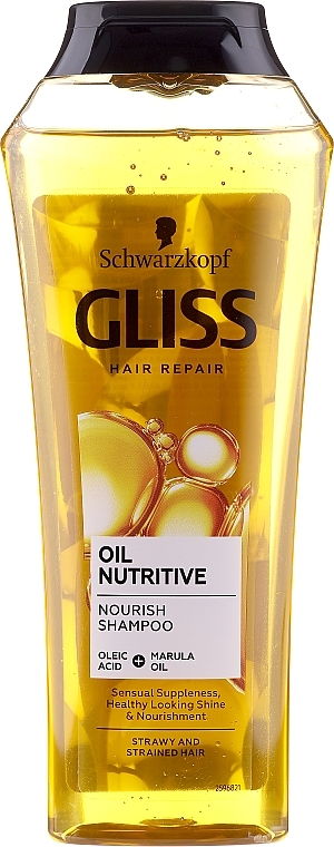 Reparierendes Shampoo für strohiges, splissanfälliges Haar - Gliss Kur Oil Nutritive Shampoo — Foto N2