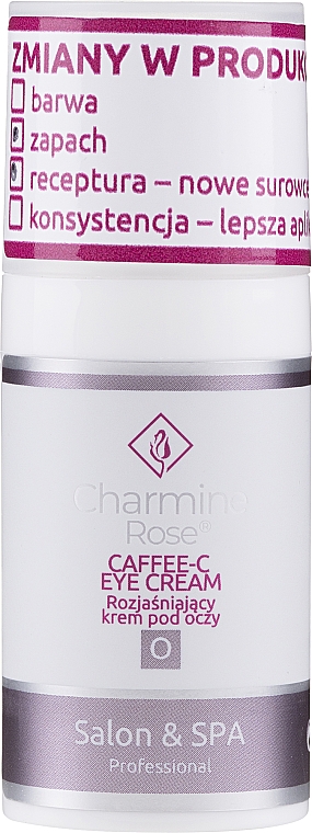 Aufhellende Augencreme gegen dunkle Ringe und Schwellungen mit Vitamin C und Koffein - Charmine Rose Caffee-C Eye Cream — Bild N3