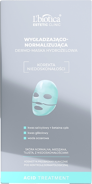 Glättende und normalisierende Gesichtsmaske - L'biotica Estetic Clinic Acid Treatment  — Bild N1