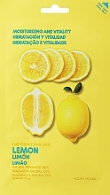 GESCHENK! Gesichtsmaske mit Zitronenextrakt - Holika Holika Pure Essence Mask Sheet Lemon — Bild N1