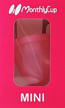 Menstruationstasse mini rosa Topas - Menskopp Intimate Care Mini — Bild N1
