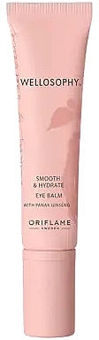 Glättender, feuchtigkeitsspendender Augenbalsam - Oriflame Wellosophy Smooth & Hydrate Eye Balm — Bild N1