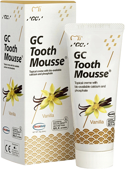 Zahncreme ohne Fluorid - GC Tooth Mousse Vannilla — Bild N1