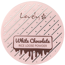 Düfte, Parfümerie und Kosmetik Fixierendes Reispuder für das Gesicht - Lovely White Chocolate Loose Powder
