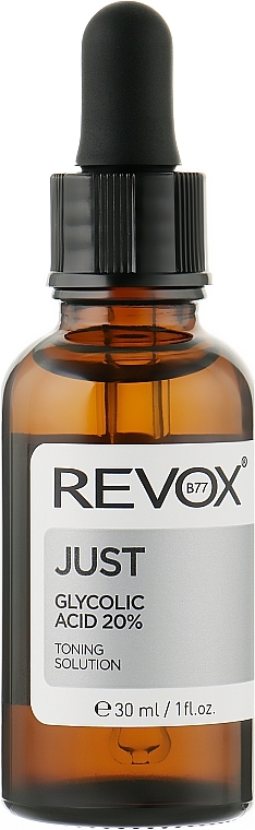 20% Glykolsäure - Revox Just Glycolic Acid 20% Toning Solution — Bild N1
