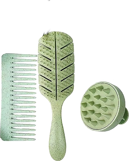 Yeye - Haaraccessoires-Set grün — Bild N1