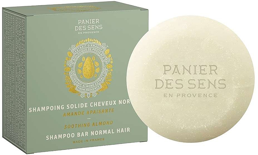 Festes Schampoo Mandel - Panier Des Sens Shampoo Bar Soothing Almond — Bild N1