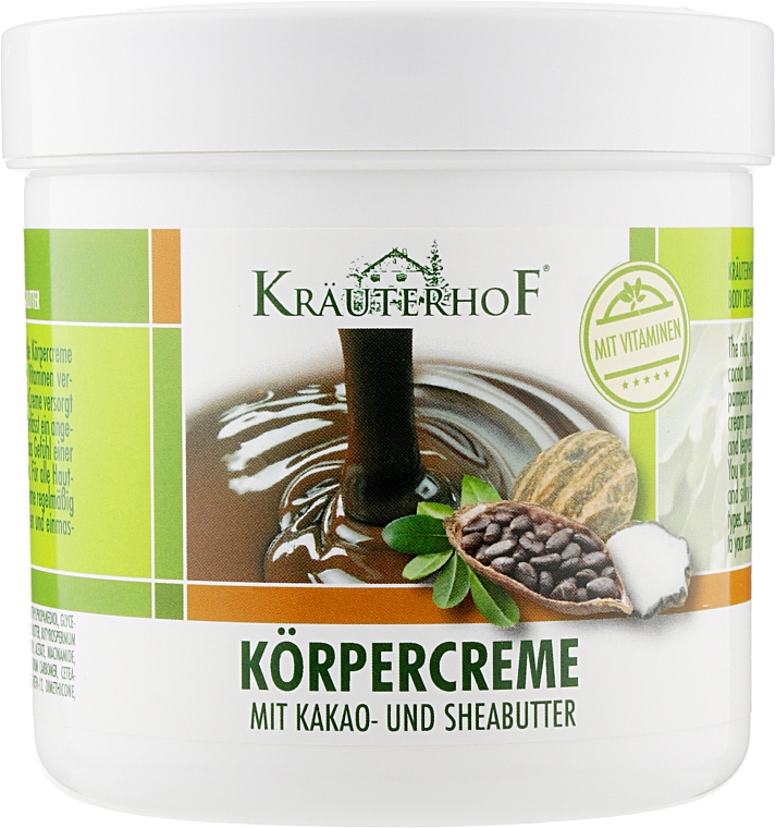 Körpercreme mit Sheabutter und Kakaobutter - Krauterhof Body Cream — Bild N1