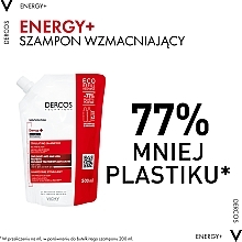Tonisierendes Shampoo gegen Haarausfall - Vichy Dercos Energy+ Stimulating Shampoo (Refill)  — Bild N3