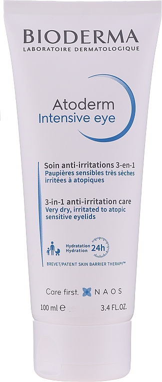 3in1 Anti-Reizungen Creme für die Augenpartie - Bioderma Atoderm Intensive Eye — Bild N2