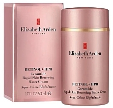 Feuchtigkeitsspendende Gesichtscreme - Elizabeth Arden Retinol + HPR Ceramide Rapid Skin Renewing Water Cream — Bild N2