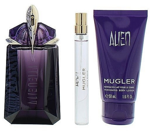 Mugler Alien - Duftset (Eau de Parfum 60ml + Eau de Parfum 10ml + Körperlotion 50ml)  — Bild N2